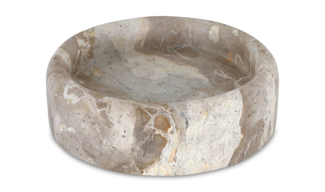 Anais Catchall Beige Marble - AmericanHomeFurniture