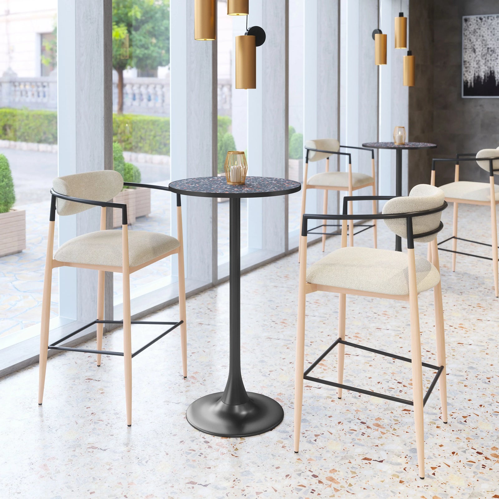 Zuo Bite Bar Table Black DINING TABLES