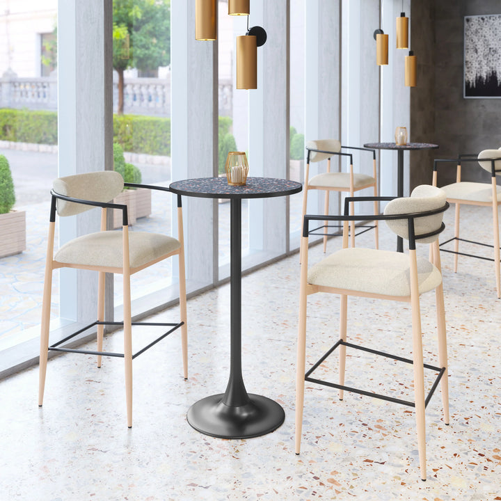 Bite Bar Table Black - AmericanHomeFurniture