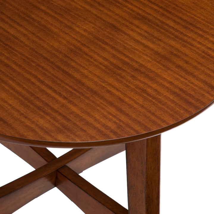Rhoda Round Midcentury Modern End Table - AmericanHomeFurniture