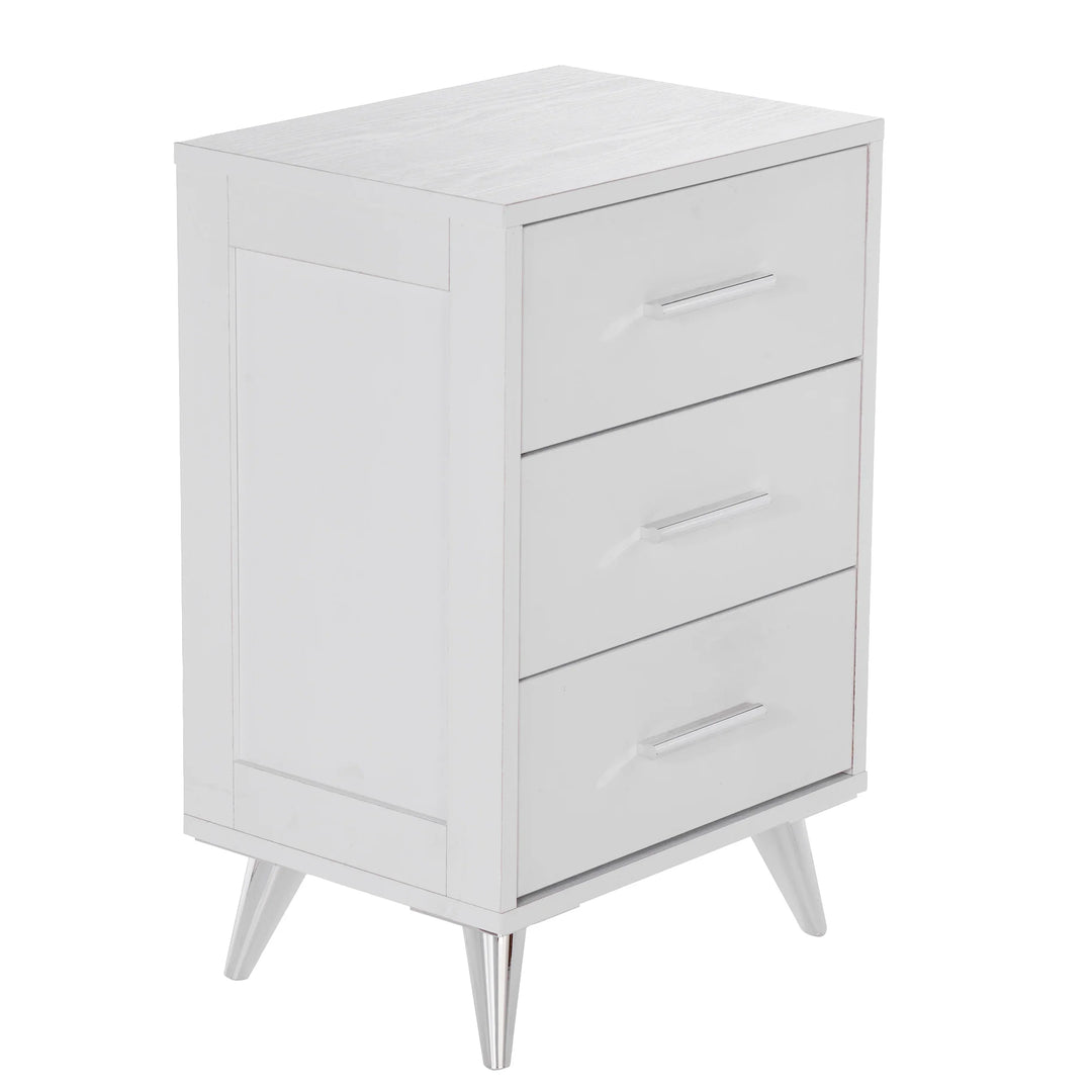 Owen Midcentury Modern Storage Nightstand - AmericanHomeFurniture