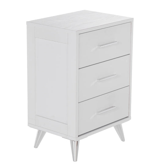 SEI Furniture Owen Midcentury Modern Storage Nightstand NIGHTSTANDS
