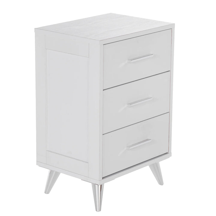 Owen Midcentury Modern Storage Nightstand - AmericanHomeFurniture