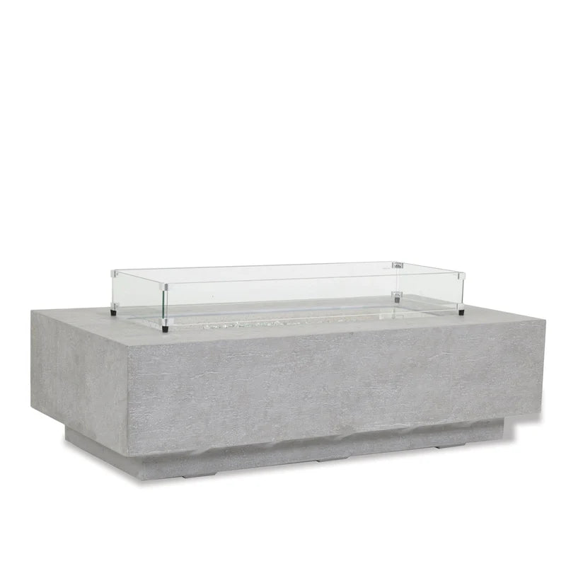 American Home Furniture | Sunset West - Fire Table Glass Surround