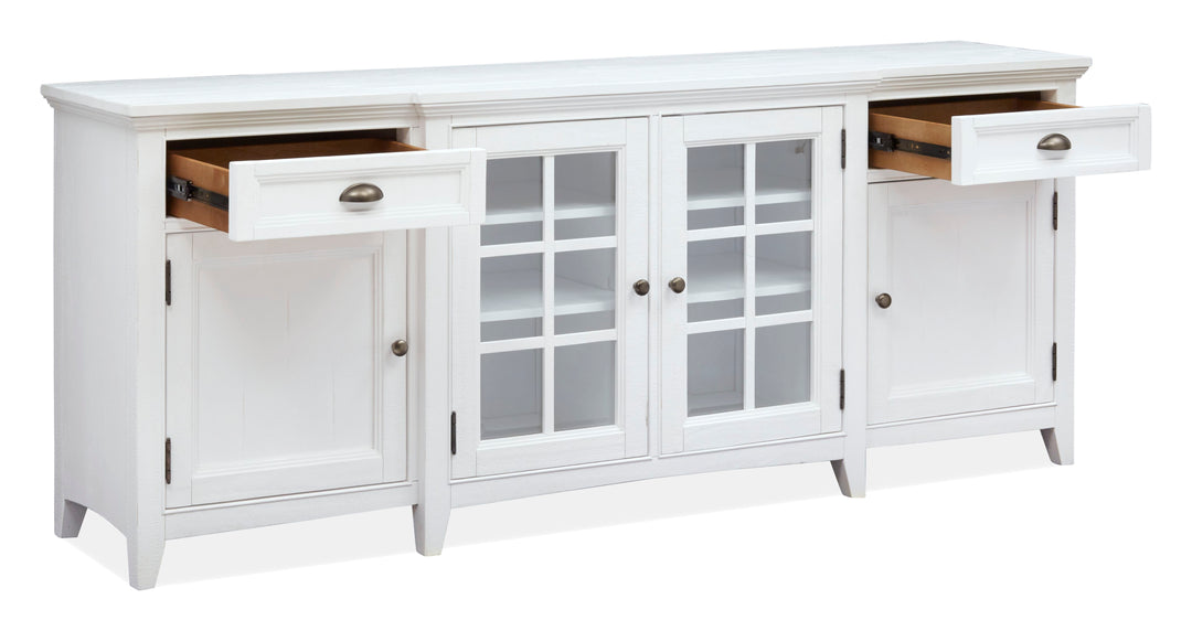 Heron Cove Chalk White 80" Console - E4400-08