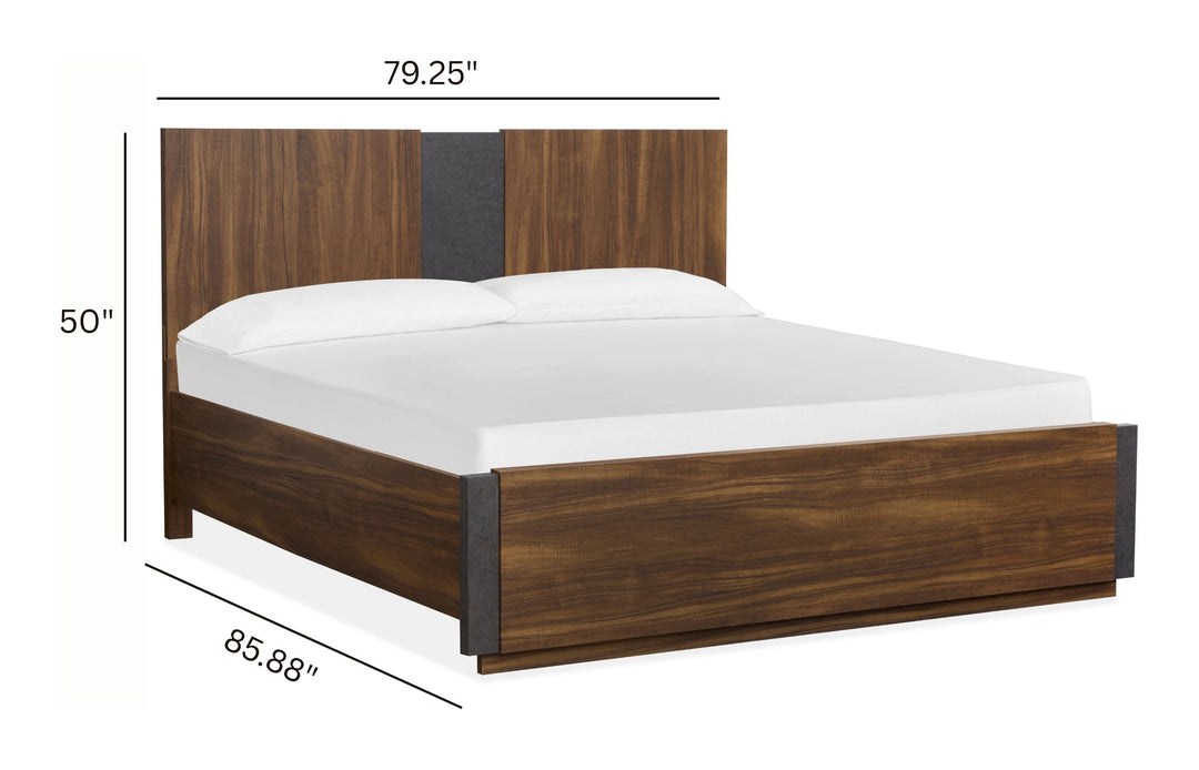 Jensen Tavern Brown Panel Bed