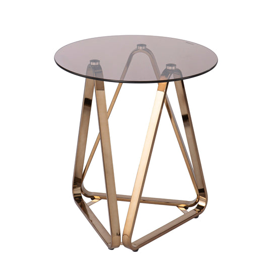 SEI Furniture Stondon Round End Table ACCENT TABLES