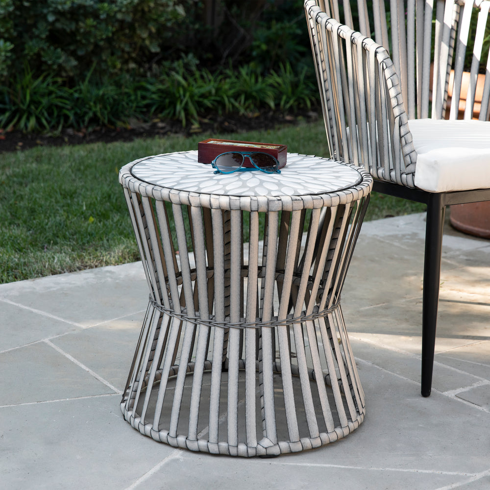 American Home Furniture | SEI Furniture - Melilani Round Outdoor Side Table