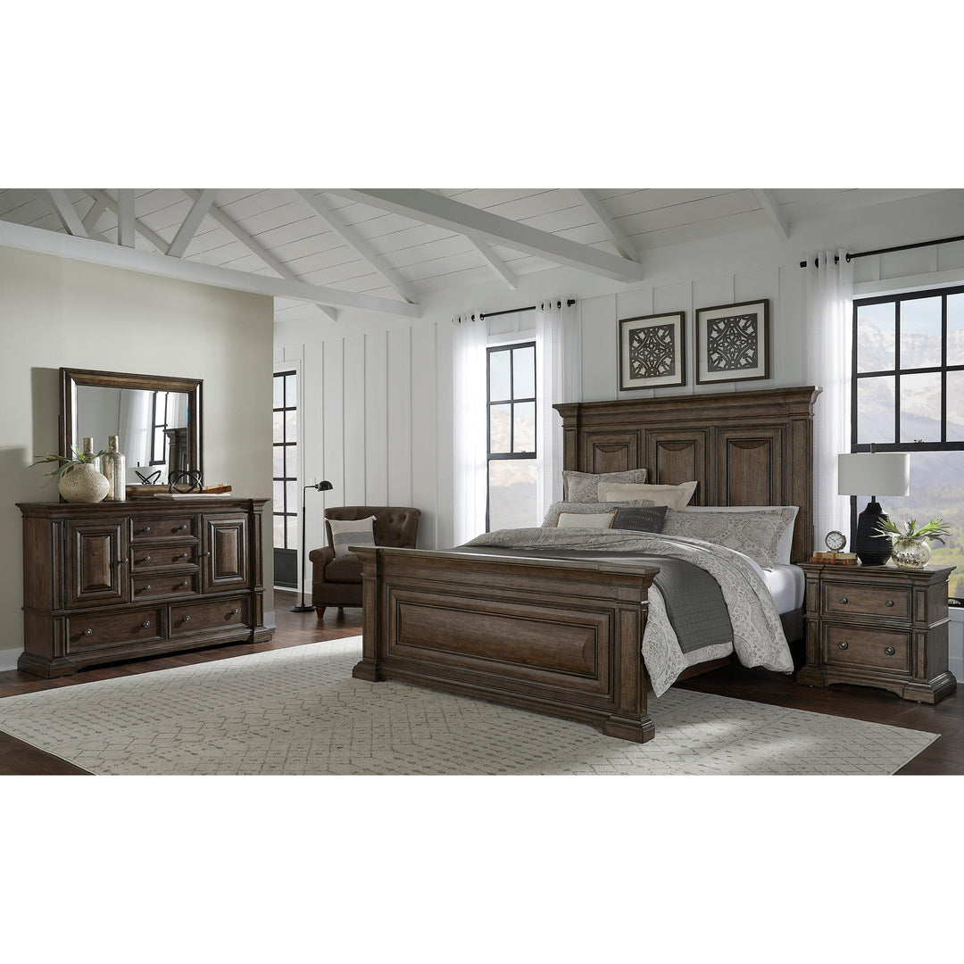 Woodbury Two Drawer Nightstand with USB - AmericanHomeFurniture