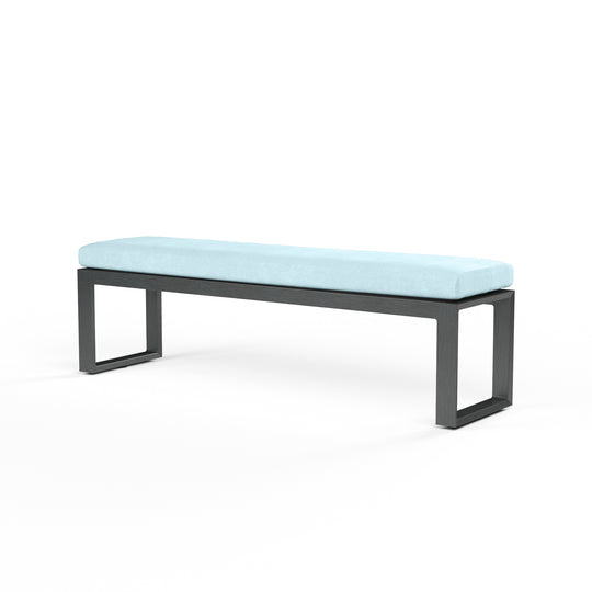 Redondo Dining Bench in Canvas Skyline, No Welt