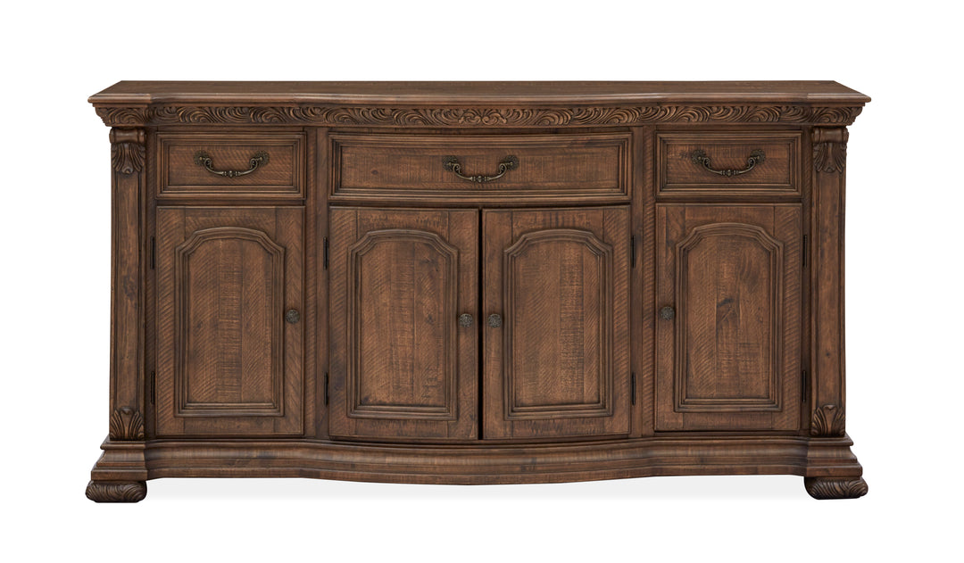 Durango Willadeene Brown Buffet With Hutch - D5133-14H