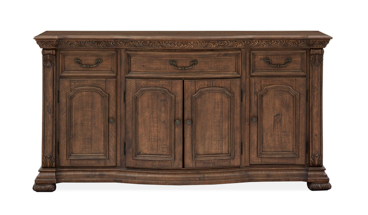 Durango Willadeene Brown Buffet With Hutch - D5133-14H
