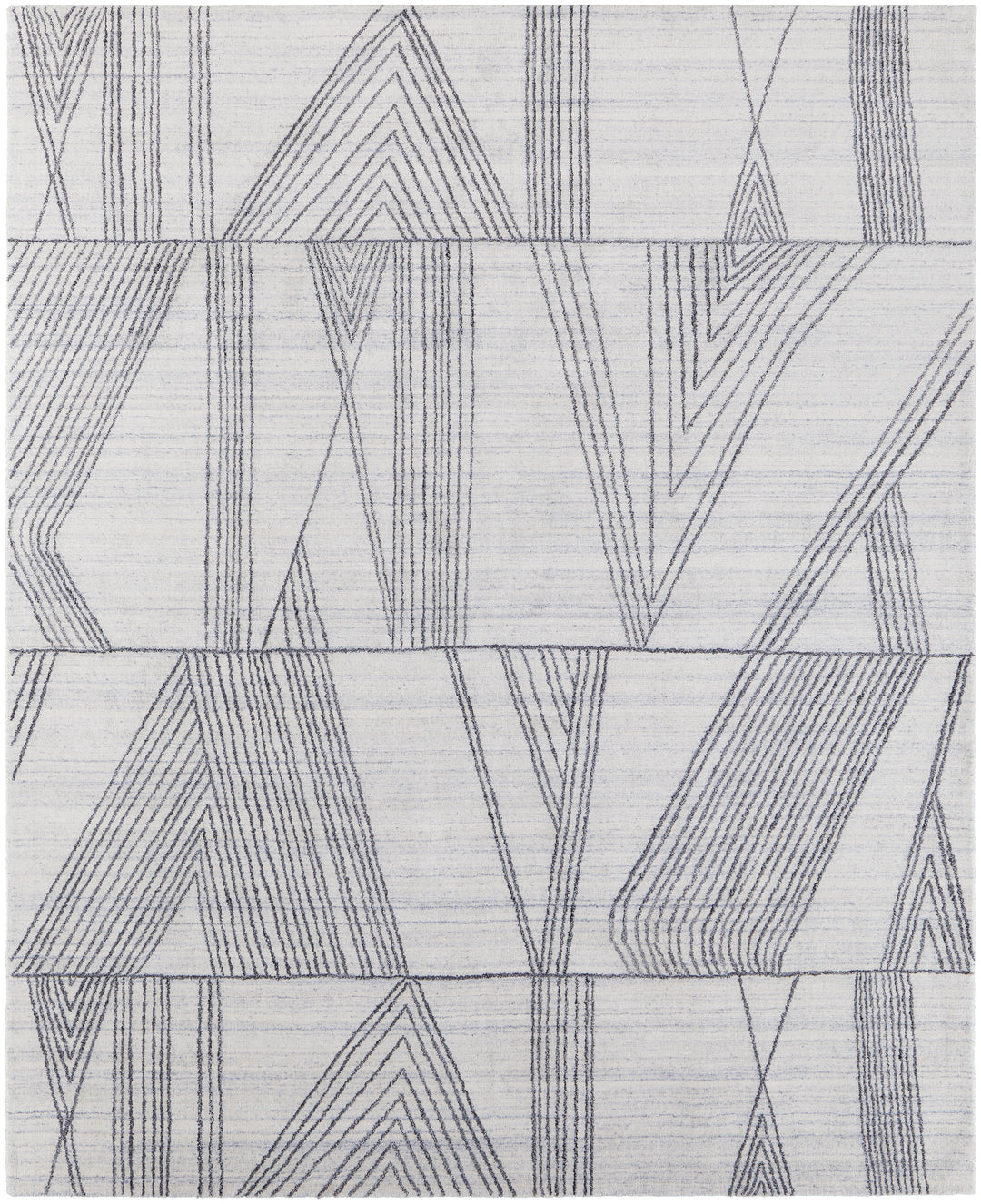 Rectangle/4' x 6'/Ivory/Black