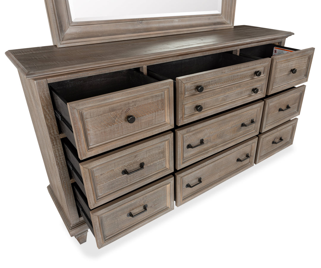 Lancaster Dovetail Grey Drawer Dresser - B4352-20