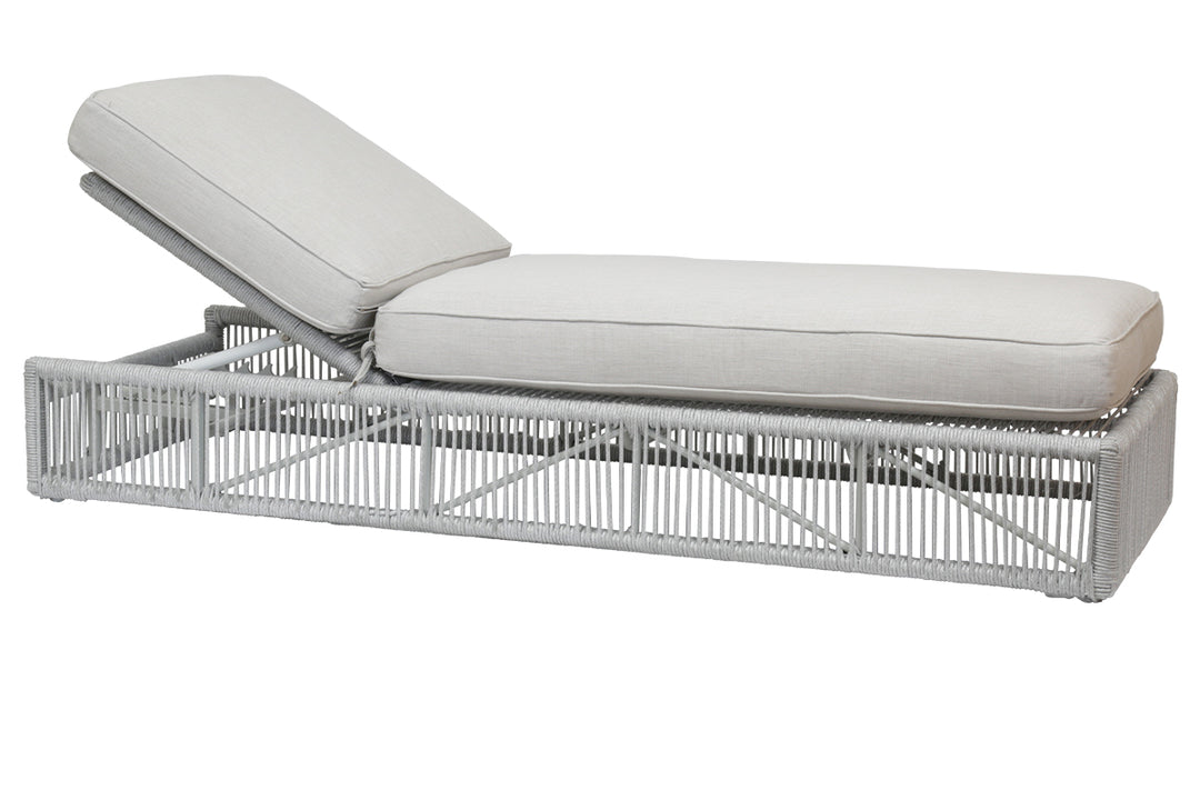 American Home Furniture | Sunset West - Miami Adjustable Chaise in Echo Ash w/ Self Welt