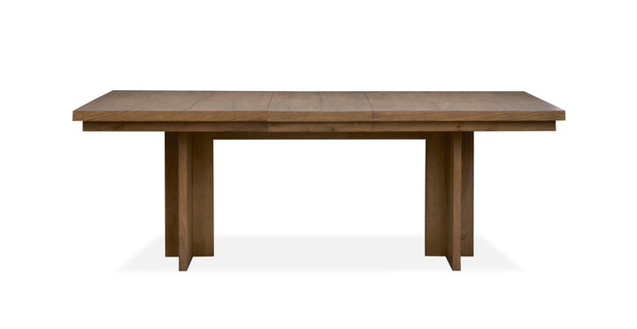 Marcel Harvest Brown Extendable Trestle Dining Table - D6378-21