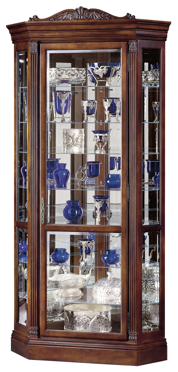 American Home Furniture | Howard Miller - Embassy II Corner Curio Cabinet