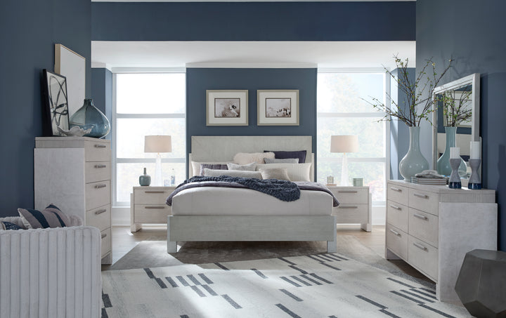 Lorelei Misty Cloud California King Panel Bed - B5893-74