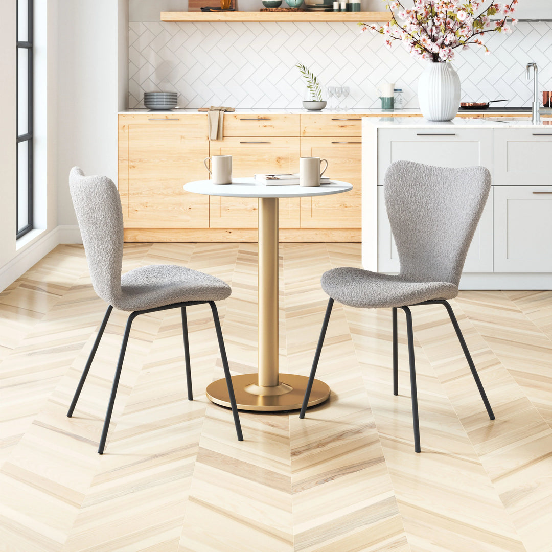 Thibideaux Dining Chair (Set of 2) Light Gray - AmericanHomeFurniture