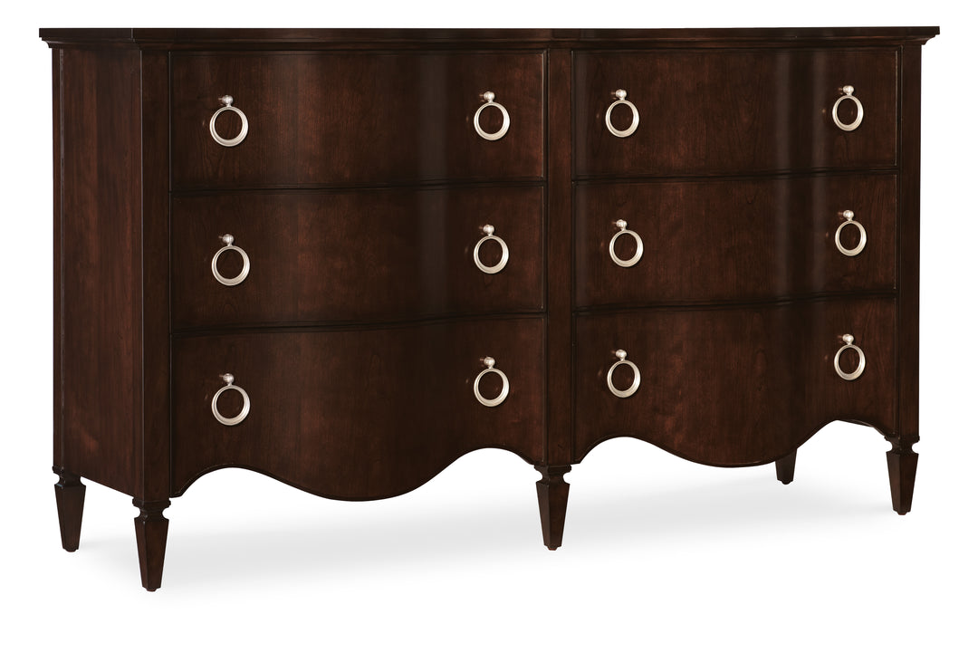 American Home Furniture | Hooker Furniture - Bella Donna Six-Drawer Dresser