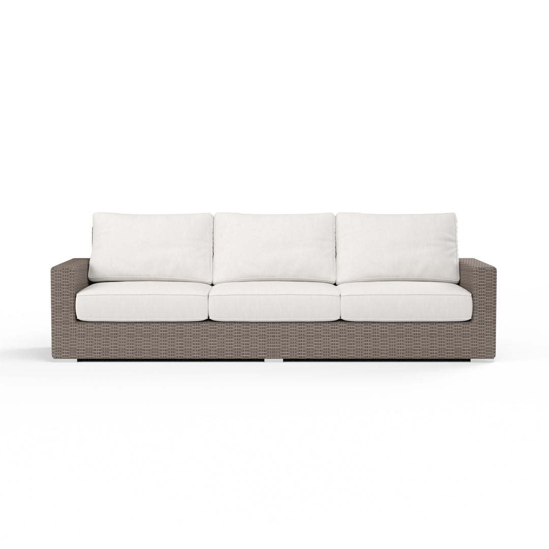 American Home Furniture | Sunset West - Coronado Sofa in Canvas Flax w/ Self Welt