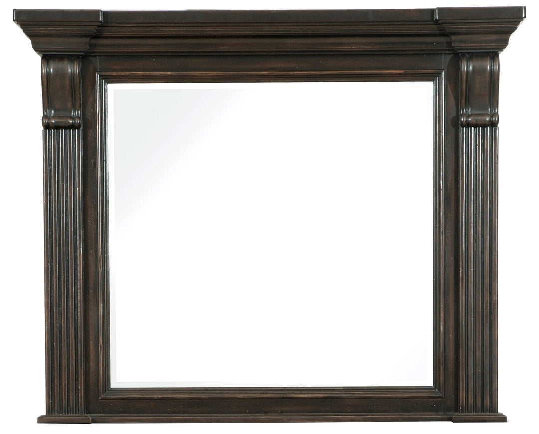 Caldwell Smoked Molasses 11 Drawer Dresser With Mirror - P012-BR-K7