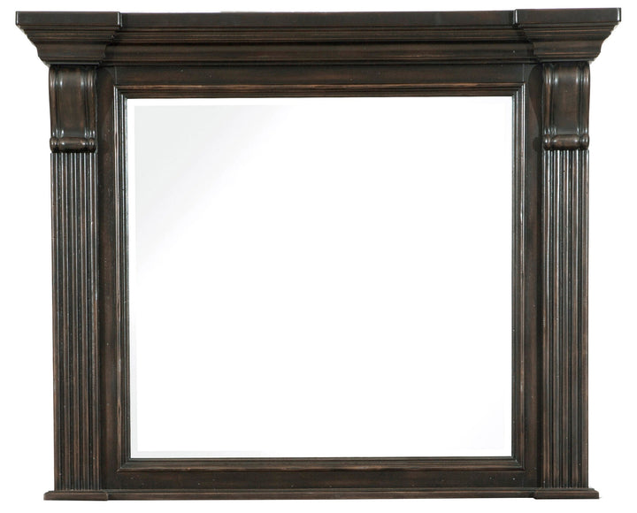 Caldwell Smoked Molasses 11 Drawer Dresser With Mirror - P012-BR-K7