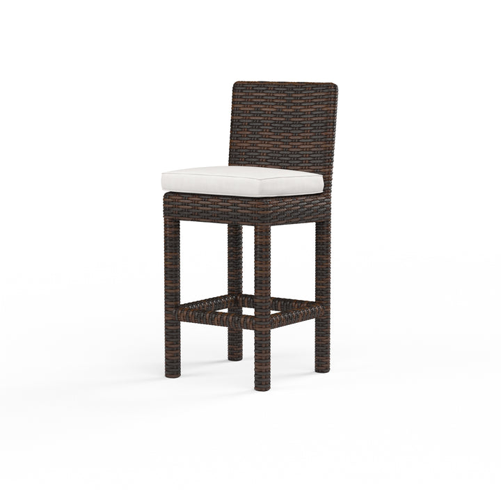 American Home Furniture | Sunset West - Montecito Barstool in Canvas Flax w/ Self Welt