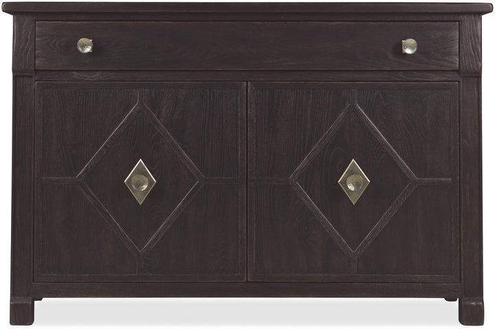 17"L x 48.5"W x 32"H/Burnt Timber