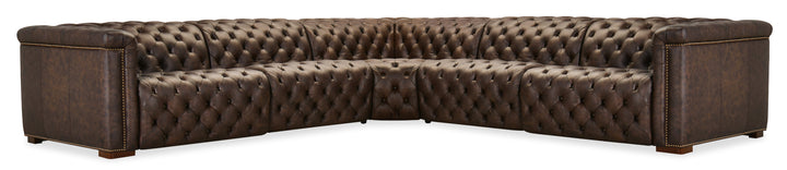 132.00"D x 132.00"W x 28.75"H/Brown