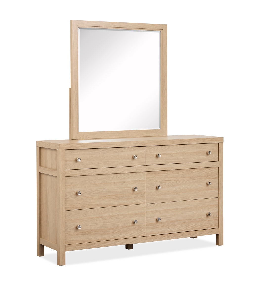 Merrifield Sandstone Beige Dresser With Portrait Mirror - B5906-2242