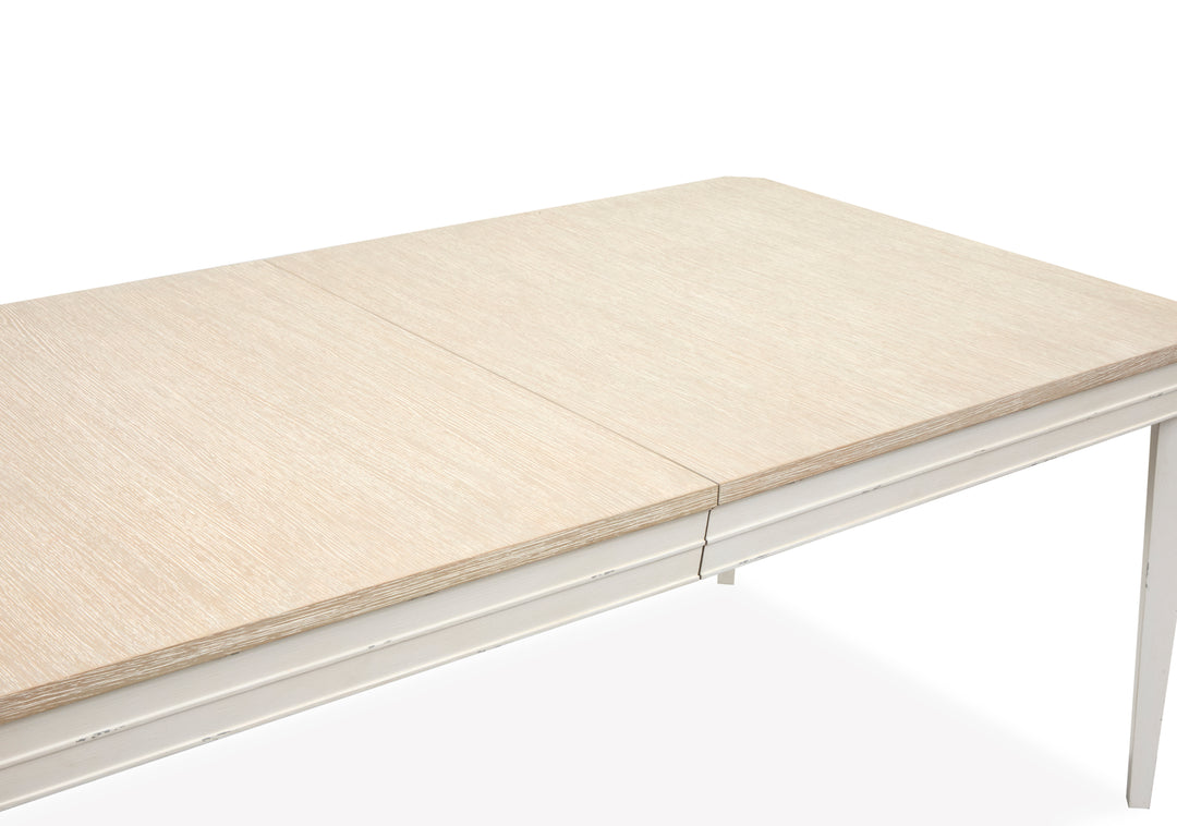 Echo Isles Sea Pearl And Driftwood Extendable Rectangular Dining Table - D6310-20