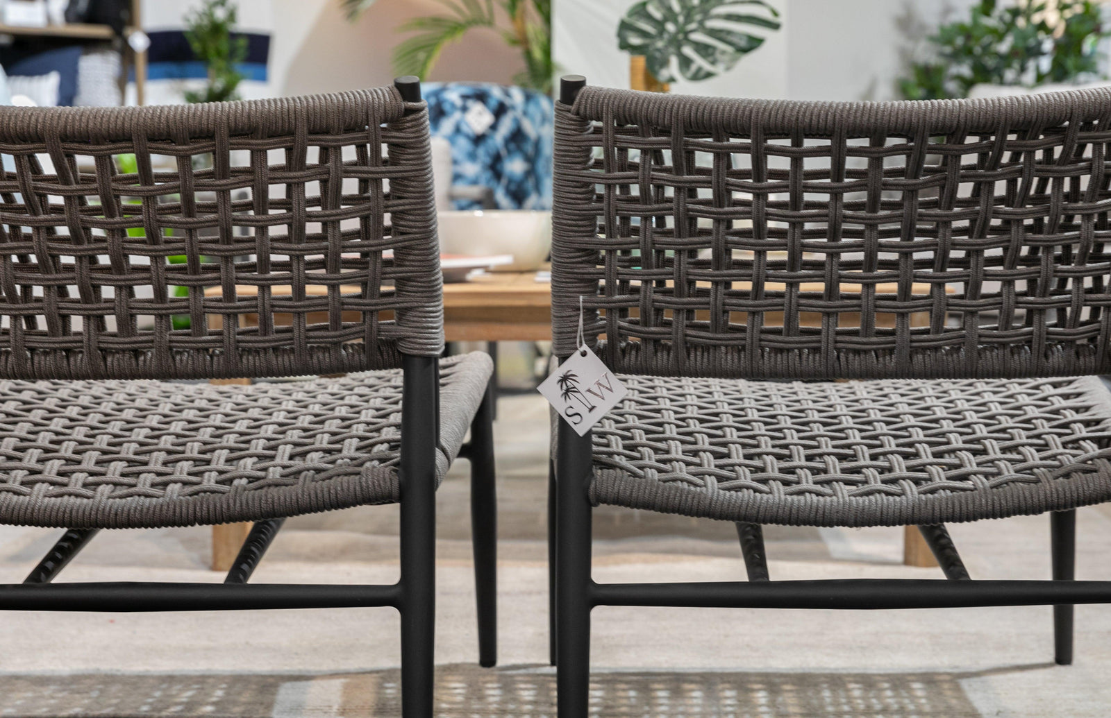 Sunset West Grigio Cushionless Accent Chair OUTDOOR CHAISE LOUNGES