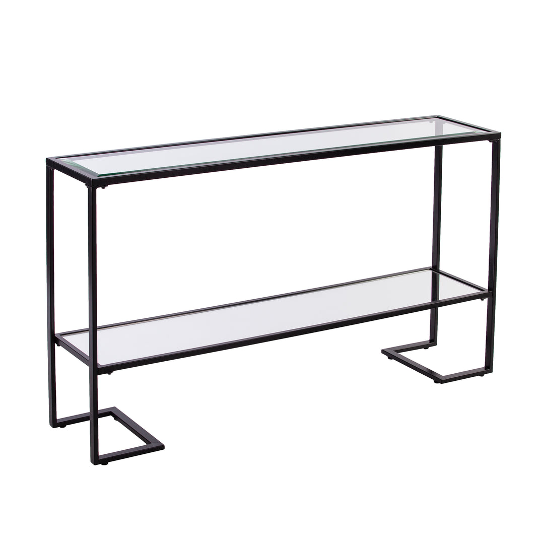 American Home Furniture | SEI Furniture - Horten Glam Narrow Console Table - Black