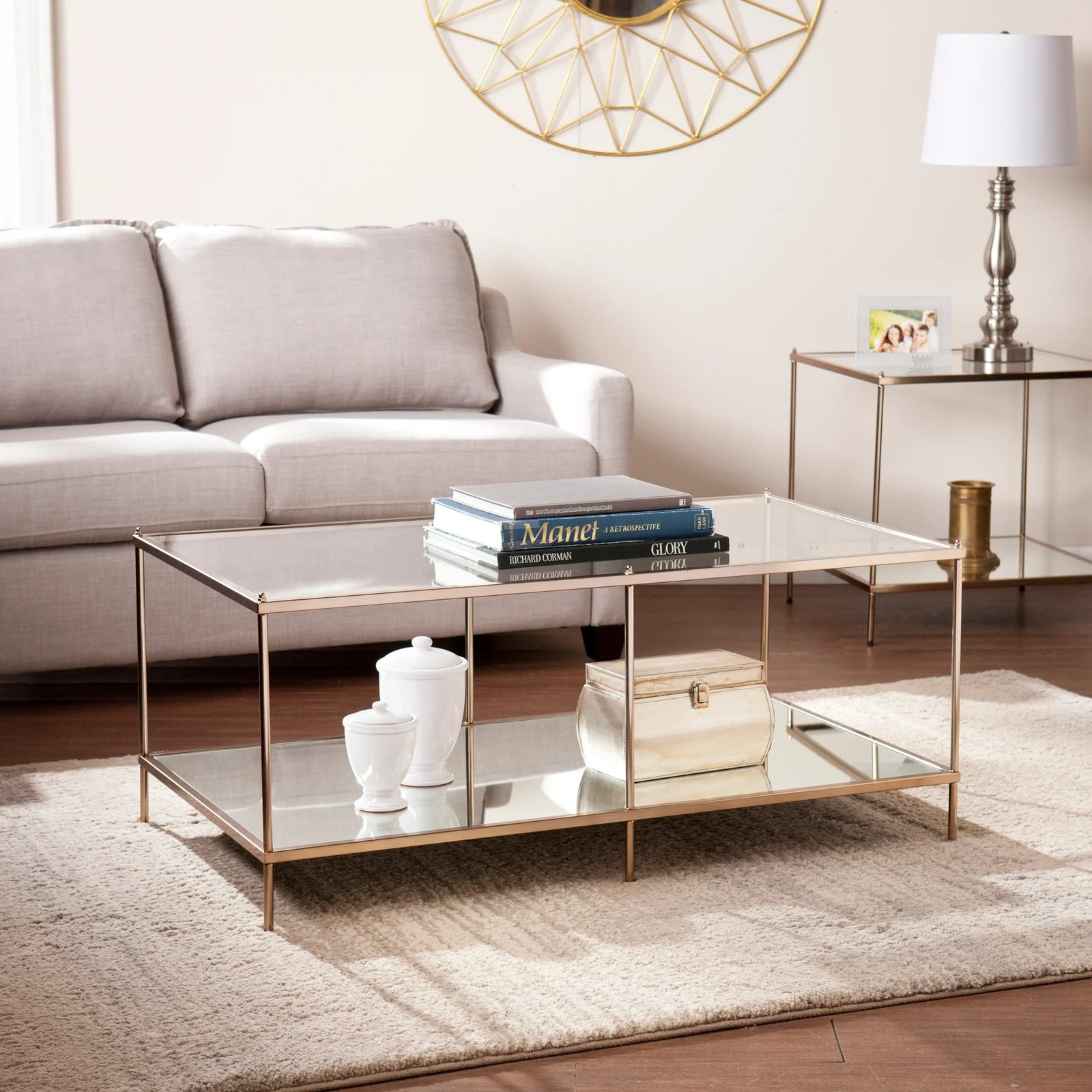 SEI Furniture Knox Cocktail Table - Copper COFFEE TABLES