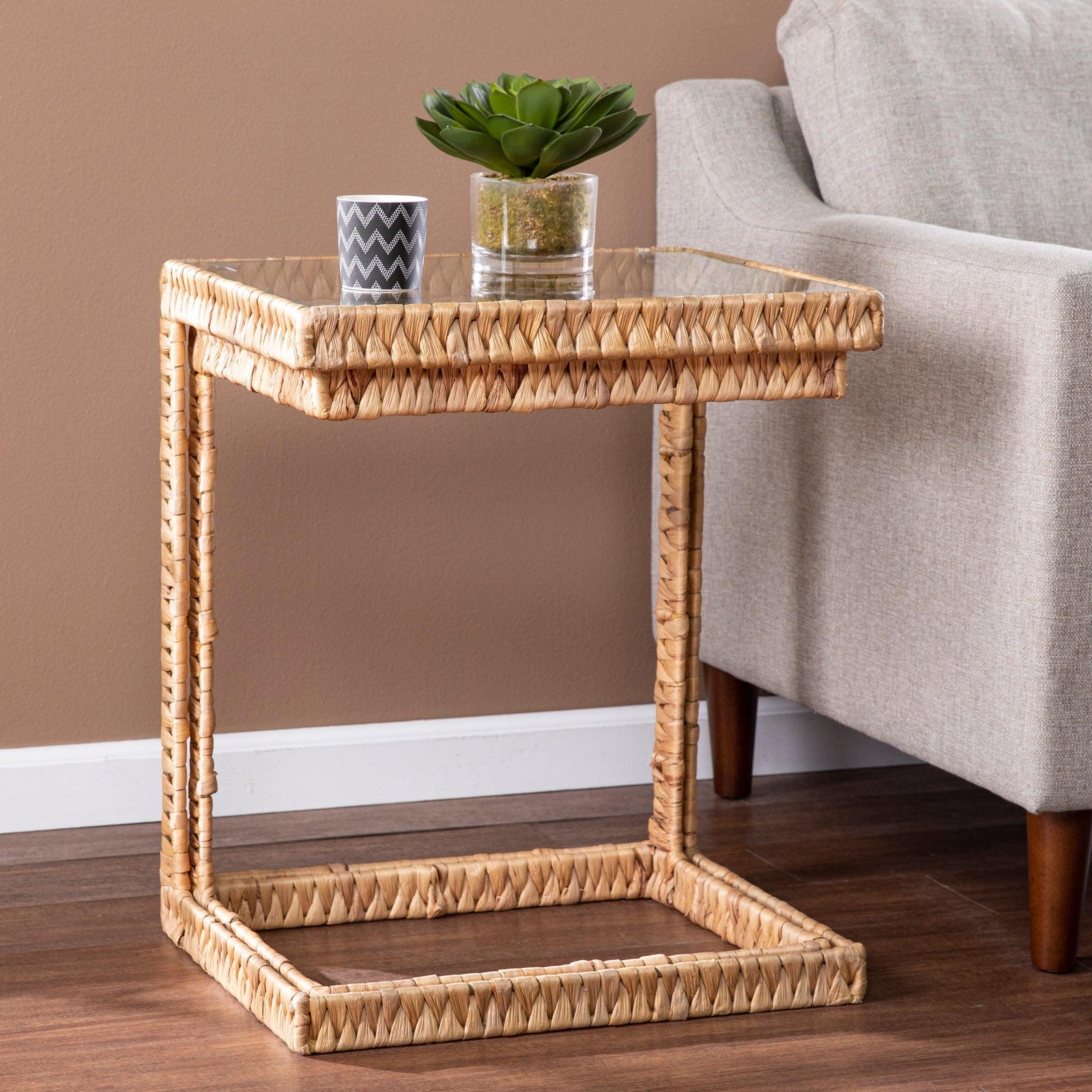 SEI Furniture Ismaya Water Hyacinth C Tables – 2pc Set ACCENT TABLES