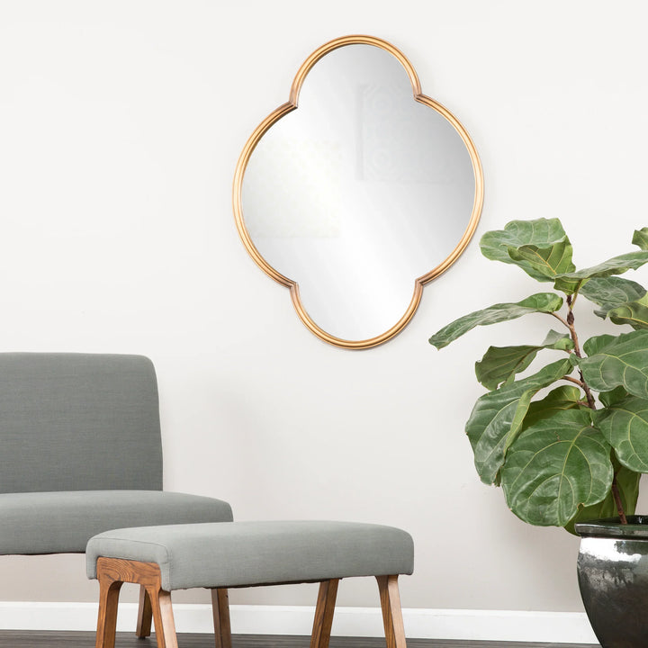 Holly & Martin Willis Decorative Wall Mirror - Gold - AmericanHomeFurniture