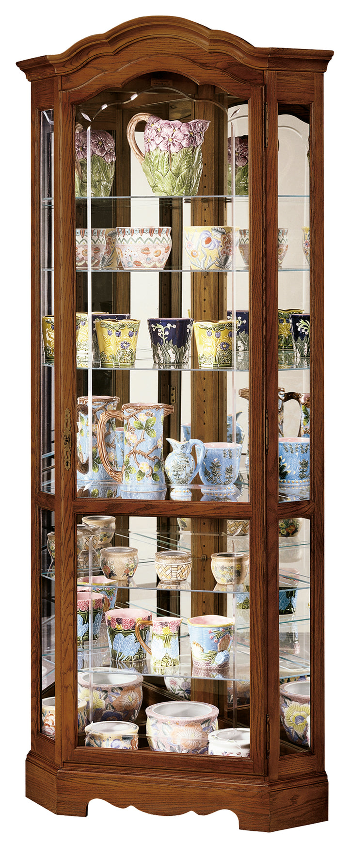 American Home Furniture | Howard Miller - Jamestown II Corner Curio Cabinet