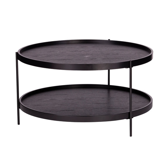 SEI Furniture Verlington Round Farmhouse Style Cocktail Table COFFEE TABLES