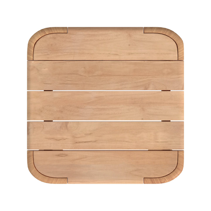 Natural Teak End Table