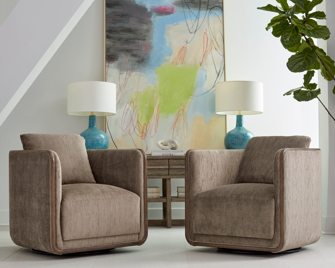 American Home Furniture | A.R.T. Furniture - Sagrada Swivel Chair, N-Otter