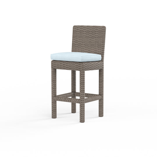 Coronado Barstool in Canvas Skyline w/ Self Welt