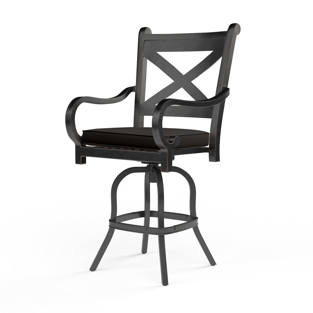 Monterey Counter Stool in Spectrum Carbon w/ Self Welt