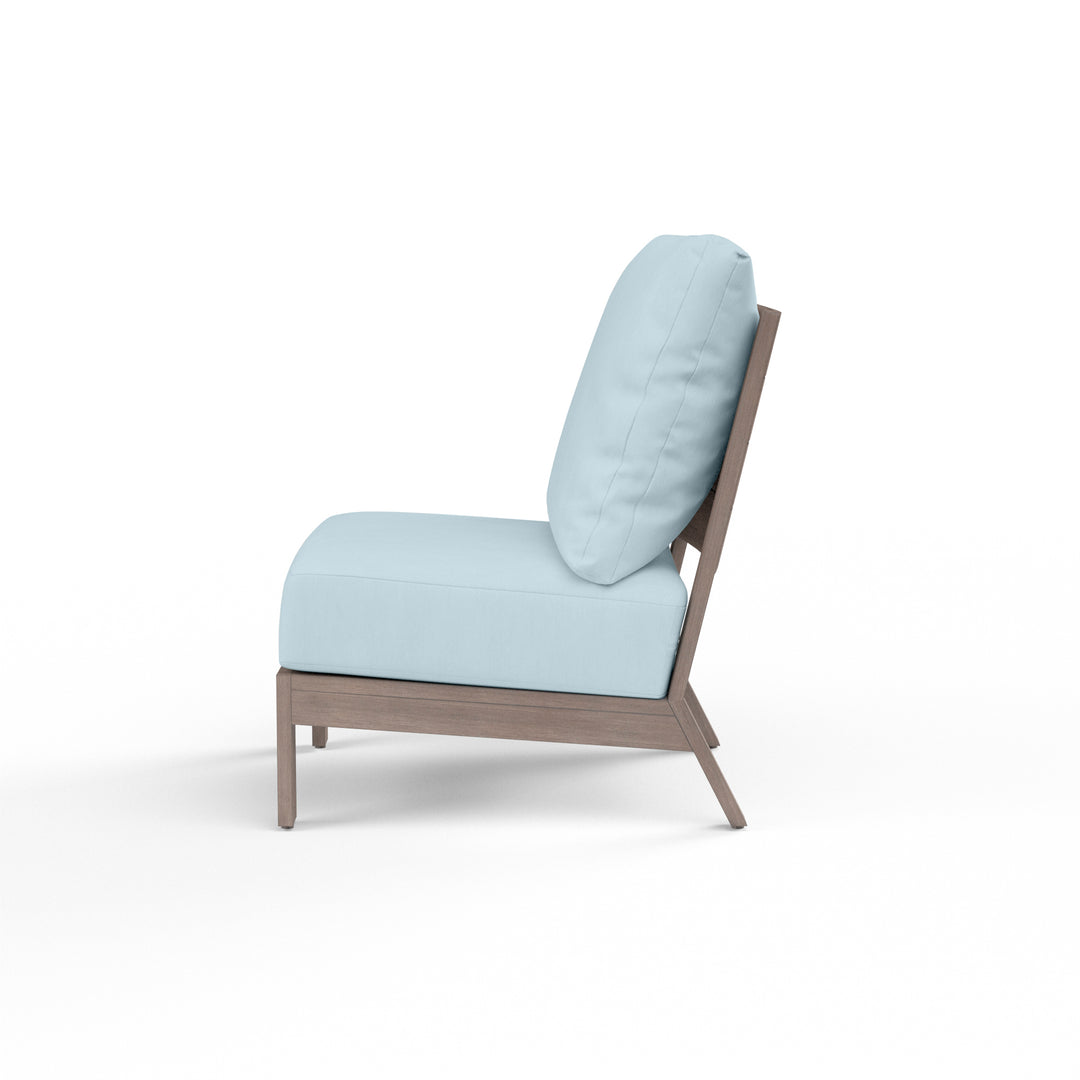 Laguna Armless Club in Canvas Skyline, No Welt