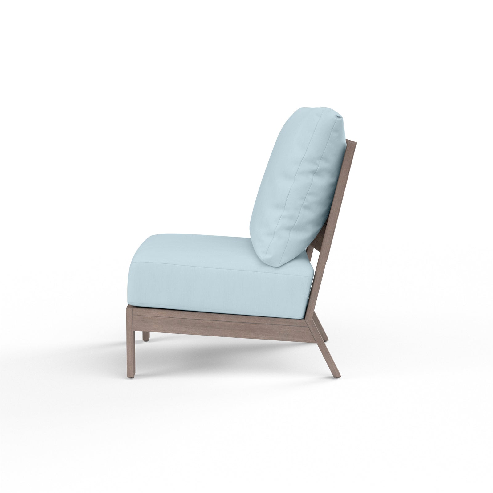 Laguna Armless Club in Canvas Skyline, No Welt
