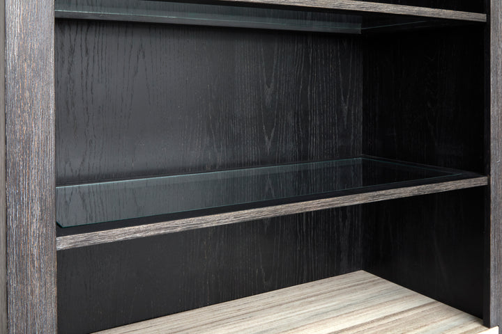 Plum Creek Ravenwood Black Display Cabinet - D5990-08