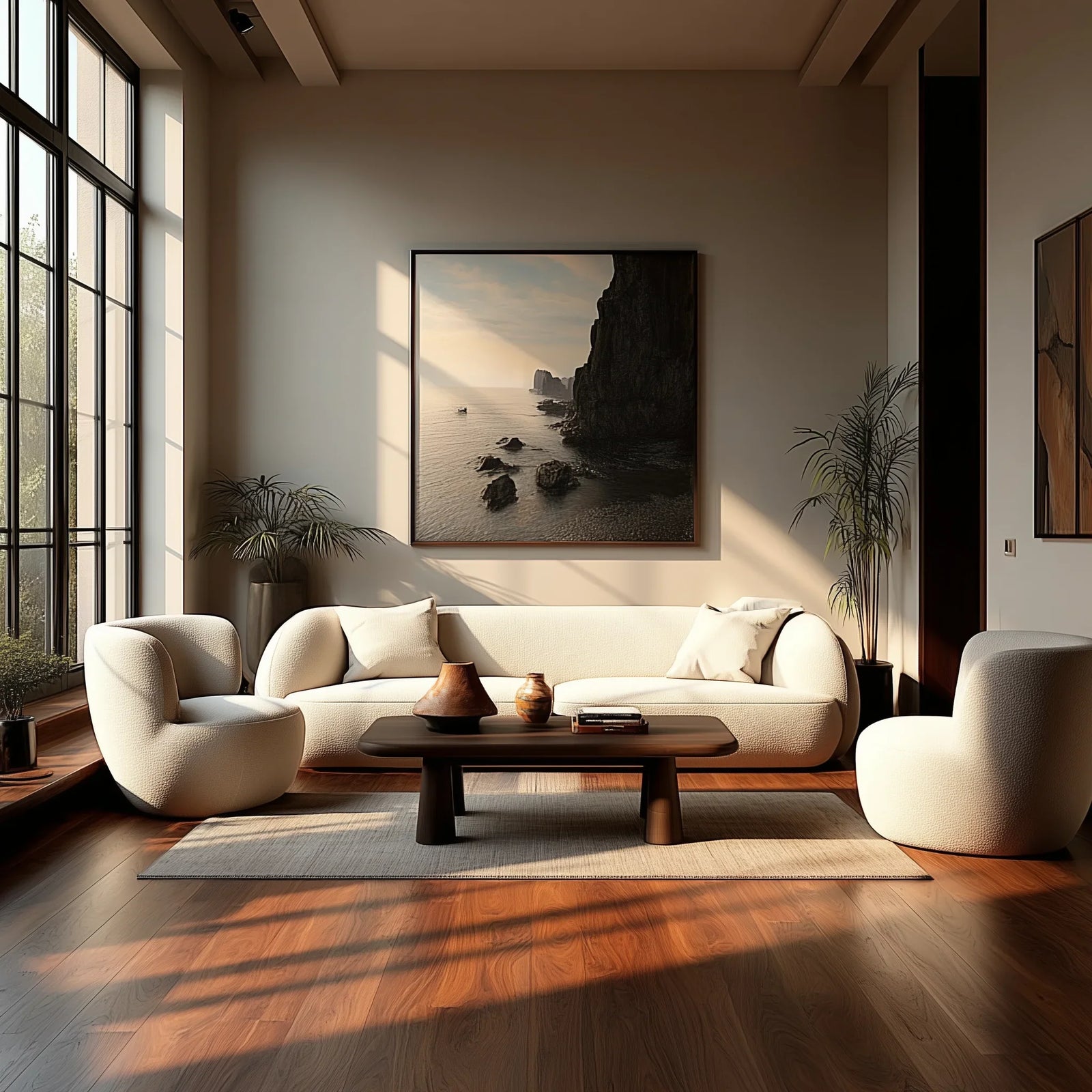 Salted Oak Sequoia 54" Coffee Table COFFEE TABLES