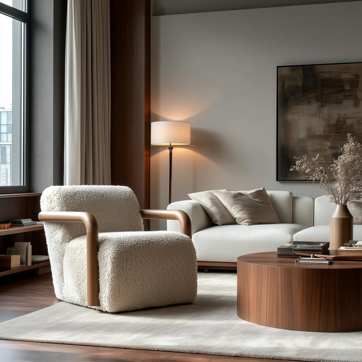 Muir Swivel Rocker Accent Chair - AmericanHomeFurniture