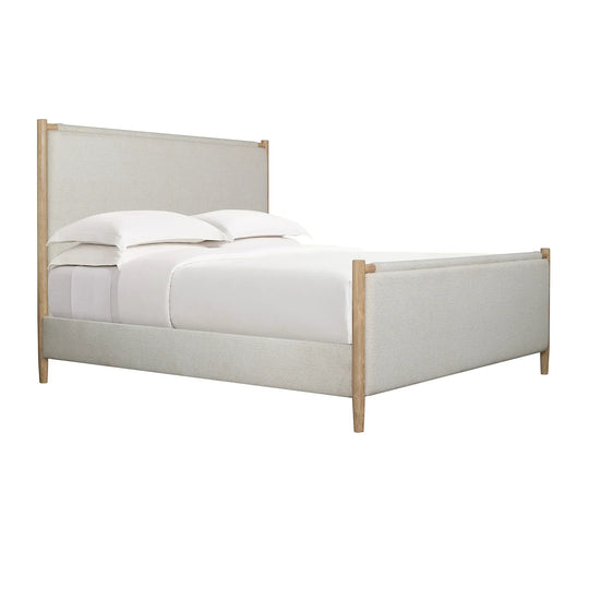 Salted Oak Cypress Upholstered Bed BEDS