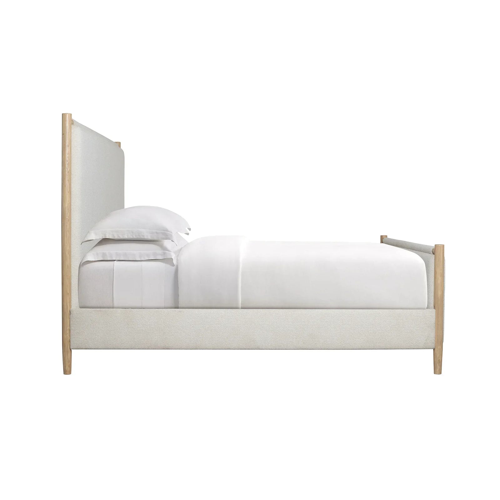 Salted Oak Cypress Upholstered Bed BEDS